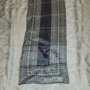 Anne Klein silk rectangle vintage scarf
